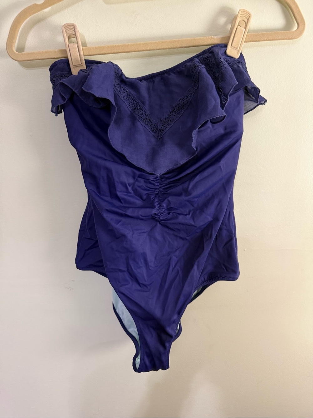 Victoria’s Secret Navy Strapless One Piece Swimsuit S